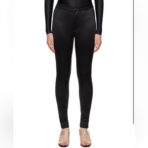 NWOT SKIMS Disco Black Trousers Size XXS/US 23